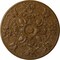 Ekena Millwork Baile Ceiling Medallion (Fits Canopies up to 6"), 31 1/4"OD x 2 1/4"P, Smokey Topaz Crackle CM31BASTC - alternate 1
